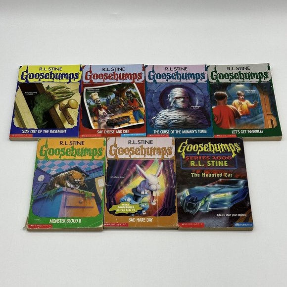 Scholastic | Other | Vintage Lot Of 7 Pb Goosebumps Books By Rl Stine 2 ...